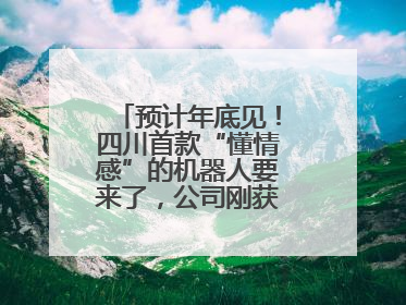 预计年底见！四川首款“懂情感”的机器人要来了，公司刚获数千万元融资
