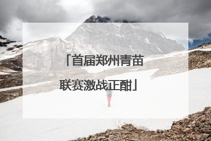 首届郑州青苗联赛激战正酣